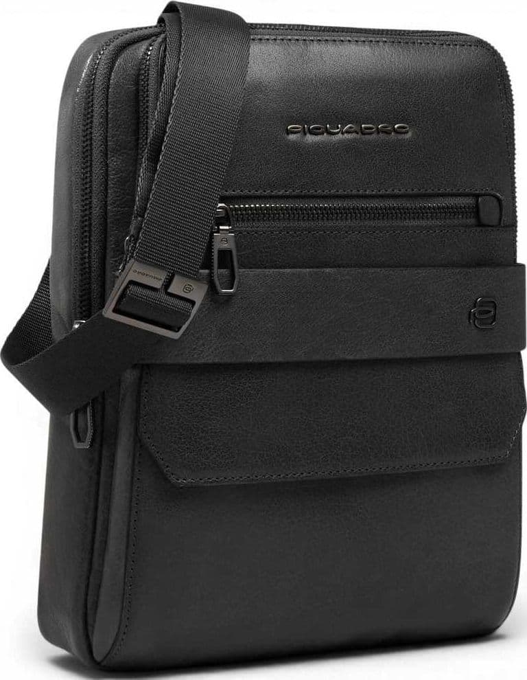 PIQUADRO Piquadro Borsello S141 Uomo Nero in Pelle con Porta iPad 11'' - 4