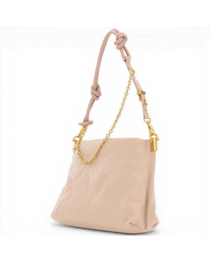 GIANNI CHIARINI Gianni Chiarini Borsa a Tracolla Helena Round Donna Pink Salt in Pelle Martellata - 3