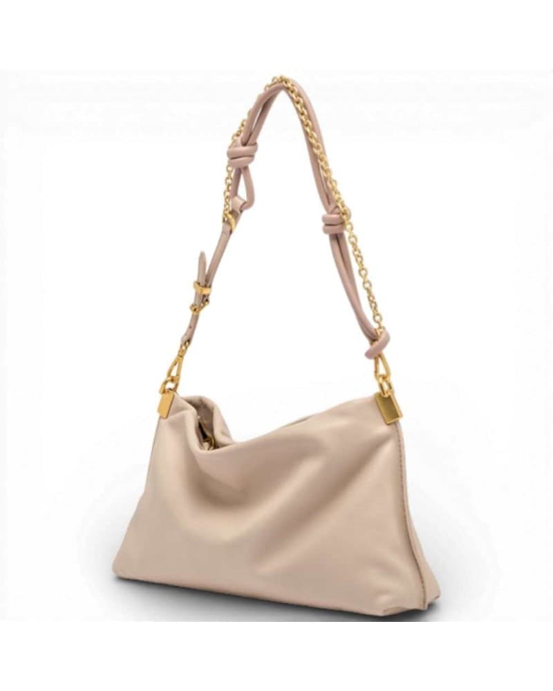 GIANNI CHIARINI Gianni Chiarini Borsa a Tracolla Helena Round Donna Pink Salt in Pelle Martellata - 7