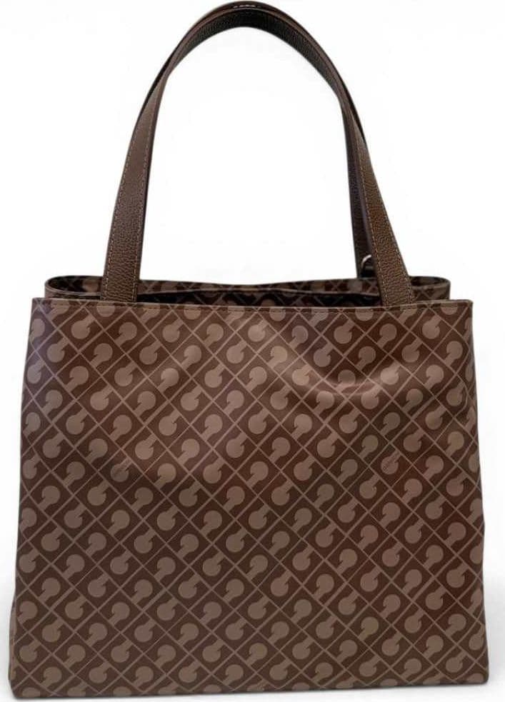 GHERARDINI Gherardini Borsa a Mano Softy Donna Chestnut Piccola con Tracolla in Tessuto Softy - 2