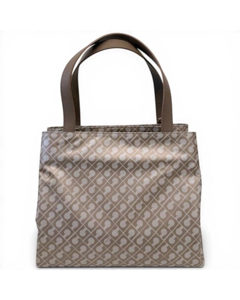 GHERARDINI Gherardini Borsa a Mano Softy Donna Creta Piccola con Tracolla in Tessuto Softy - 7