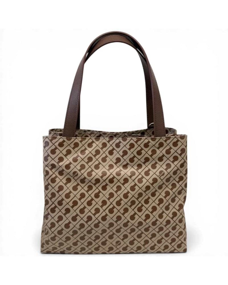 GHERARDINI Gherardini Borsa a Mano Softy Donna Tabacco/Burro Piccola con Tracolla in Tessuto Softy - 5