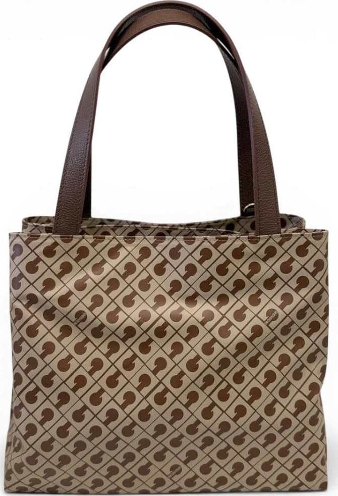 GHERARDINI Gherardini Borsa a Mano Softy Donna Tabacco/Burro Piccola con Tracolla in Tessuto Softy - 6