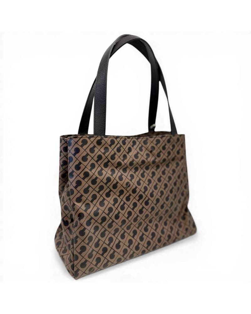 GHERARDINI Gherardini Borsa a Mano Softy Donna Toffee Piccola con Tracolla in Tessuto Softy - 3