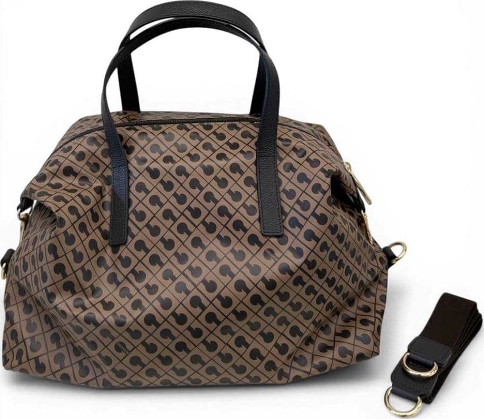 GHERARDINI Gherardini Borsa Bowling Softy Donna Toffee in Tessuto Softy con Finiture in Pelle - 2