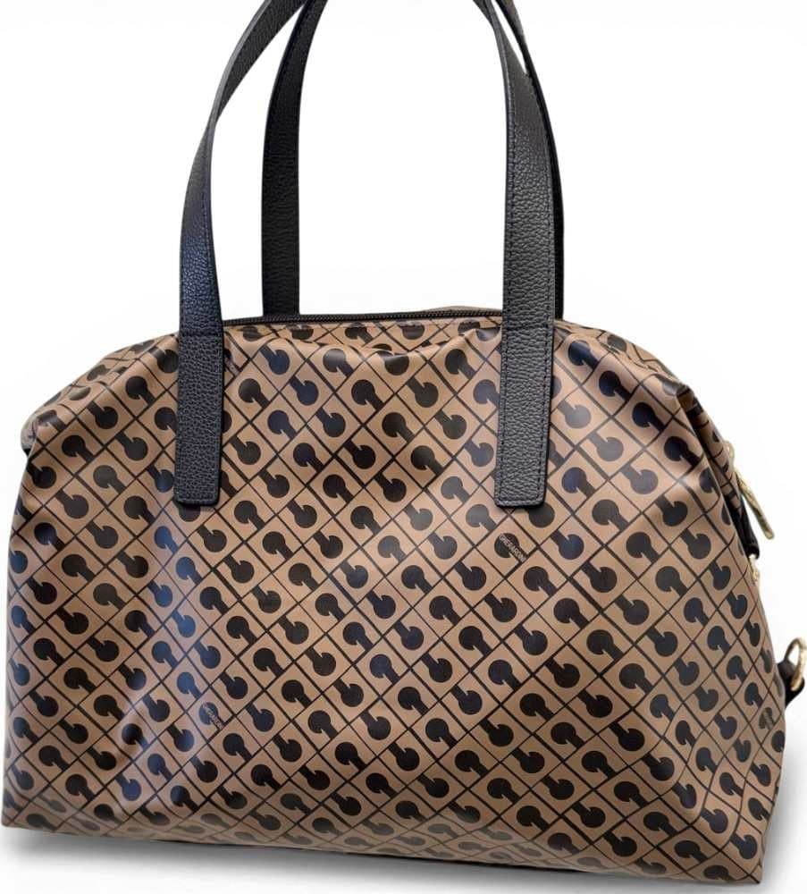 GHERARDINI Gherardini Borsa Bowling Softy Donna Toffee in Tessuto Softy con Finiture in Pelle - 8