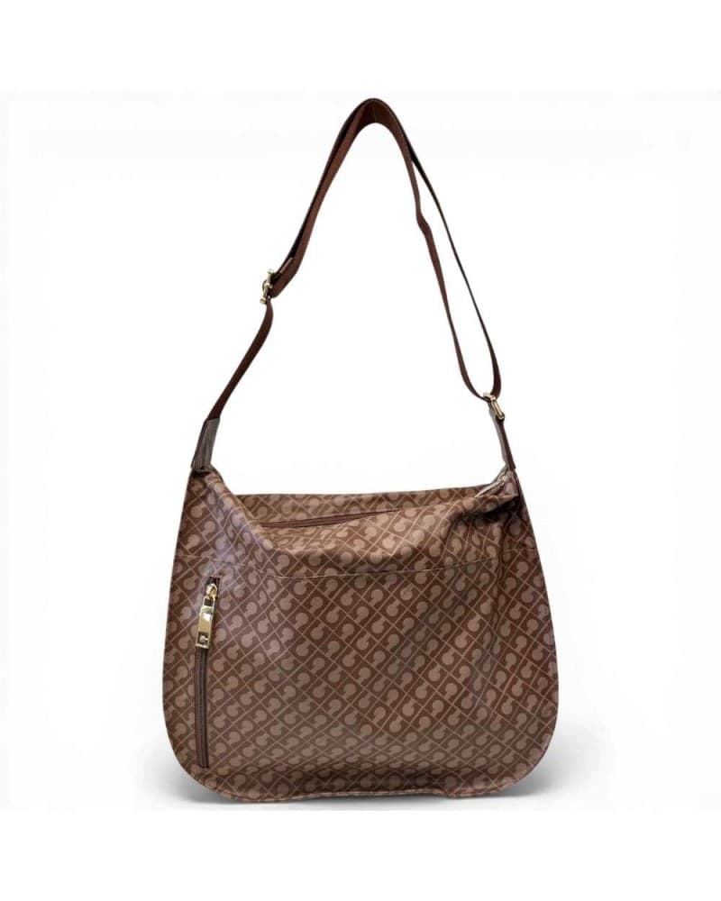 GHERARDINI Gherardini Borsa Crossbody Satchel Softy Donna Chestnut in Tessuto Softy - 5