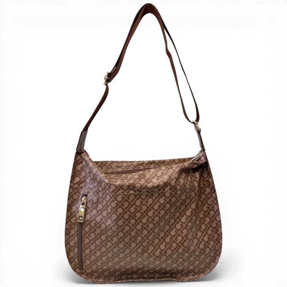 GHERARDINI Gherardini Borsa Crossbody Satchel Softy Donna Chestnut in Tessuto Softy - 6