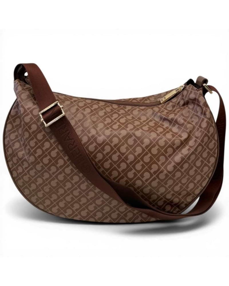 GHERARDINI Gherardini Borsa Hobo Softy Donna Chestnut Piccola in Tessuto Softy - 9