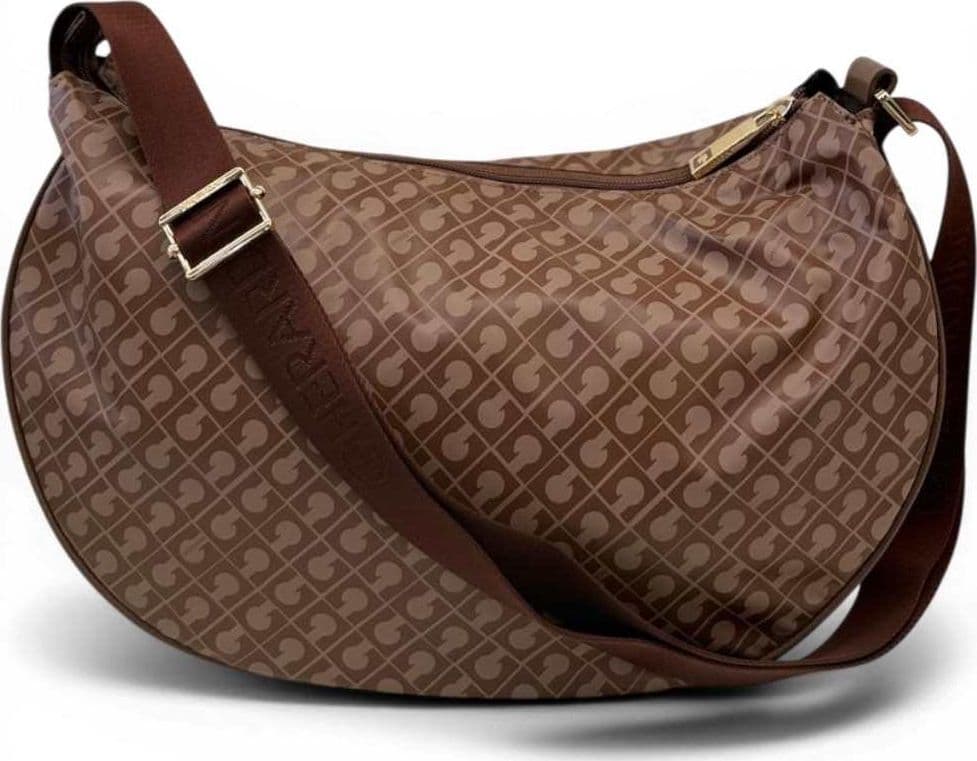 GHERARDINI Gherardini Borsa Hobo Softy Donna Chestnut Piccola in Tessuto Softy - 2