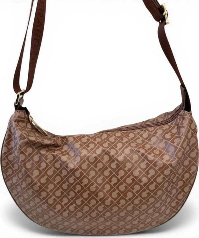 GHERARDINI Gherardini Borsa Hobo Softy Donna Chestnut Piccola in Tessuto Softy - 5