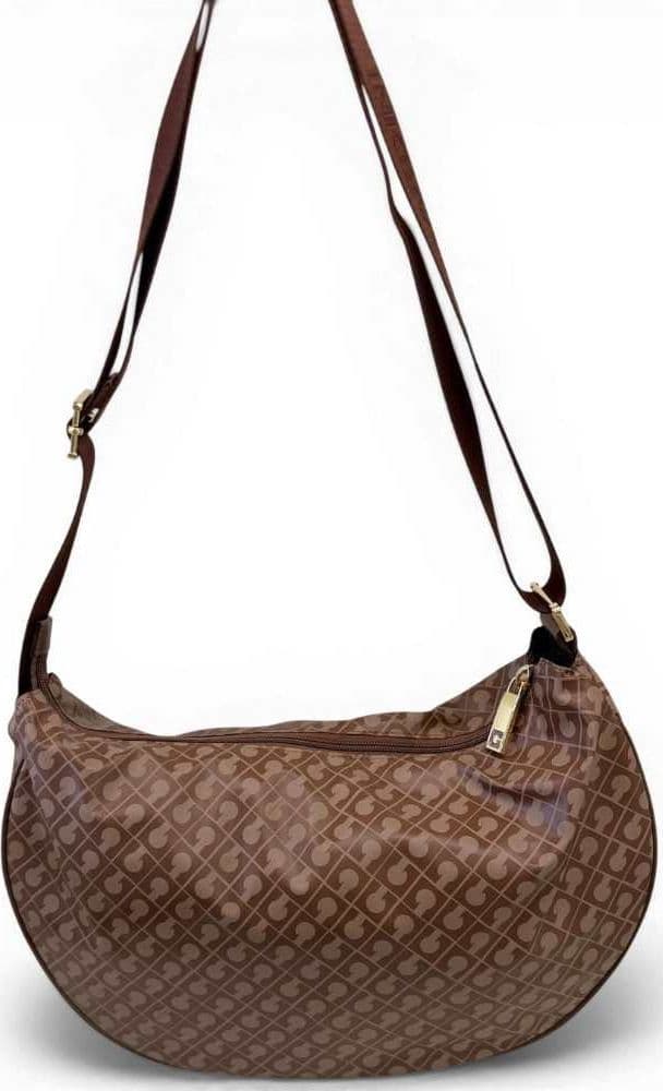 GHERARDINI Gherardini Borsa Hobo Softy Donna Chestnut Piccola in Tessuto Softy - 8