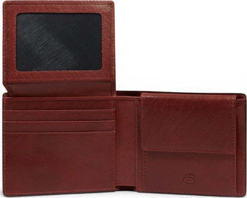PIQUADRO Piquadro Portafoglio S141R Uomo Cuoio in Pelle Compatto con Porta Documenti - 7