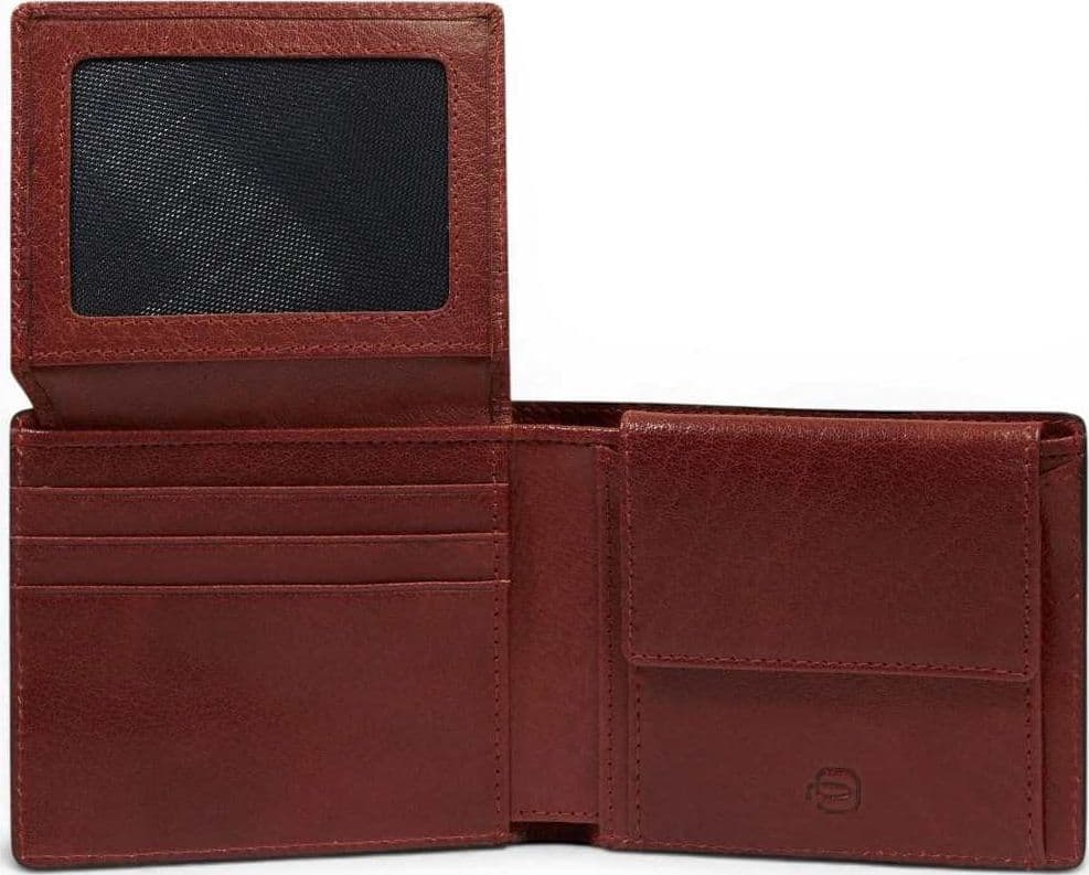 PIQUADRO Piquadro Portafoglio S141R Uomo Cuoio in Pelle Compatto con Porta Documenti - 8