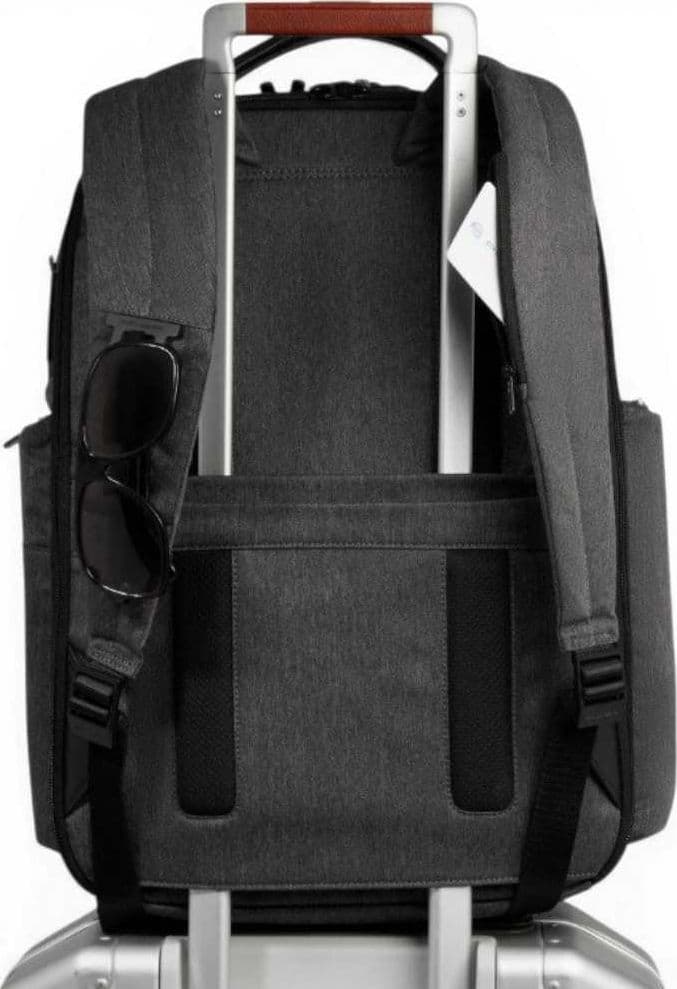 PIQUADRO Piquadro Zaino Brief 2 Uomo Grigio e Nero in Tessuto Riciclato e Pelle con Porta PC 14'' e iPad - 8