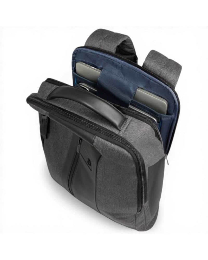 PIQUADRO Piquadro Zaino Brief 2 Uomo Grigio e Nero in Tessuto Riciclato e Pelle con Porta PC 15.6'' e iPad - 5