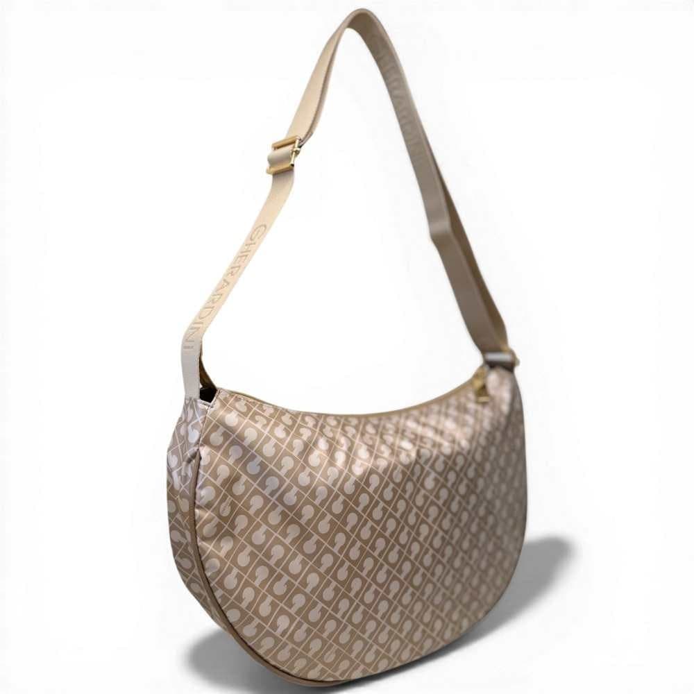 GHERARDINI Gherardini Borsa Hobo Softy Donna Creta Piccola in Tessuto Softy - 4