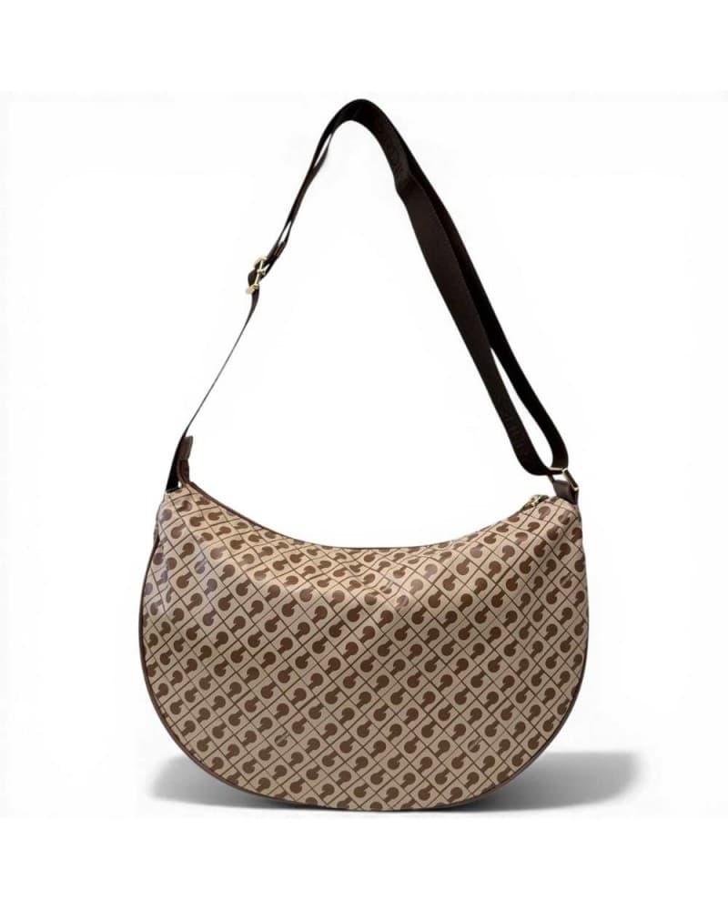 GHERARDINI Gherardini Borsa Hobo Softy Donna Tabacco/Burro Piccola in Tessuto Softy - 7
