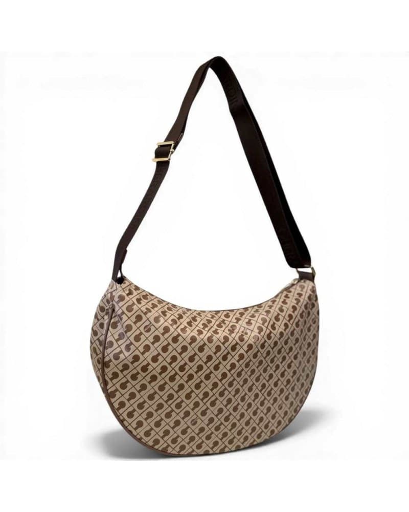 GHERARDINI Gherardini Borsa Hobo Softy Donna Tabacco/Burro Piccola in Tessuto Softy - 3