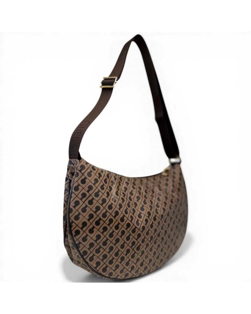 GHERARDINI Gherardini Borsa Hobo Softy Donna Toffee Piccola in Tessuto Softy - 3