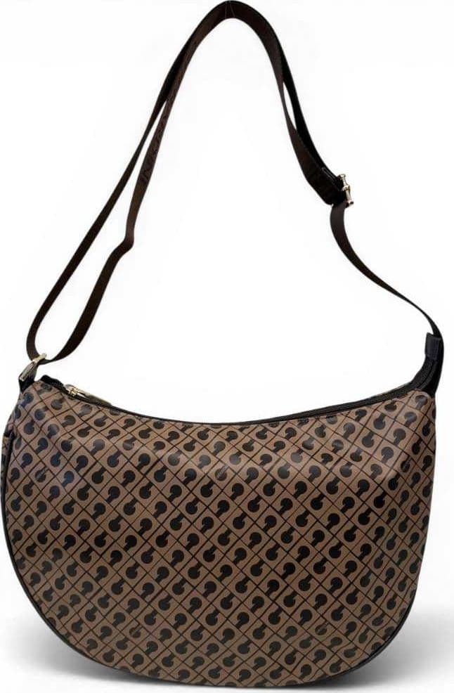 GHERARDINI Gherardini Borsa Hobo Softy Donna Toffee Piccola in Tessuto Softy - 6