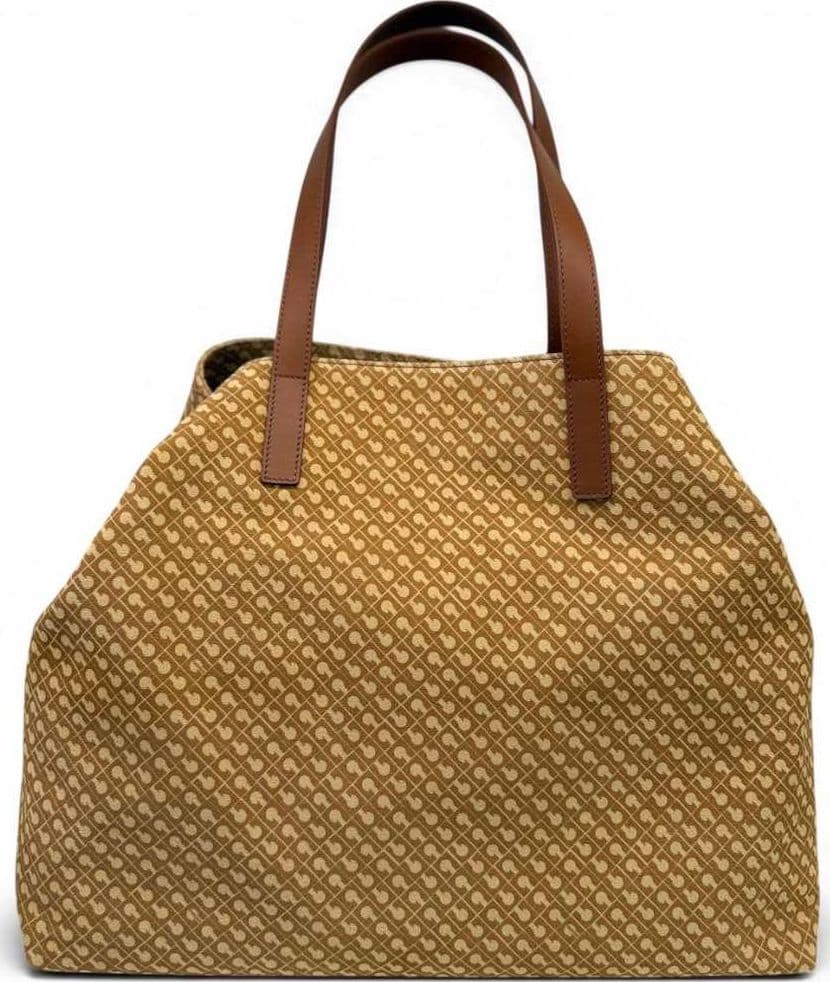 GHERARDINI Gherardini Borsa Shopper Monogram Suede Donna Biscotto Grande in Pelle Scamosciata - 2