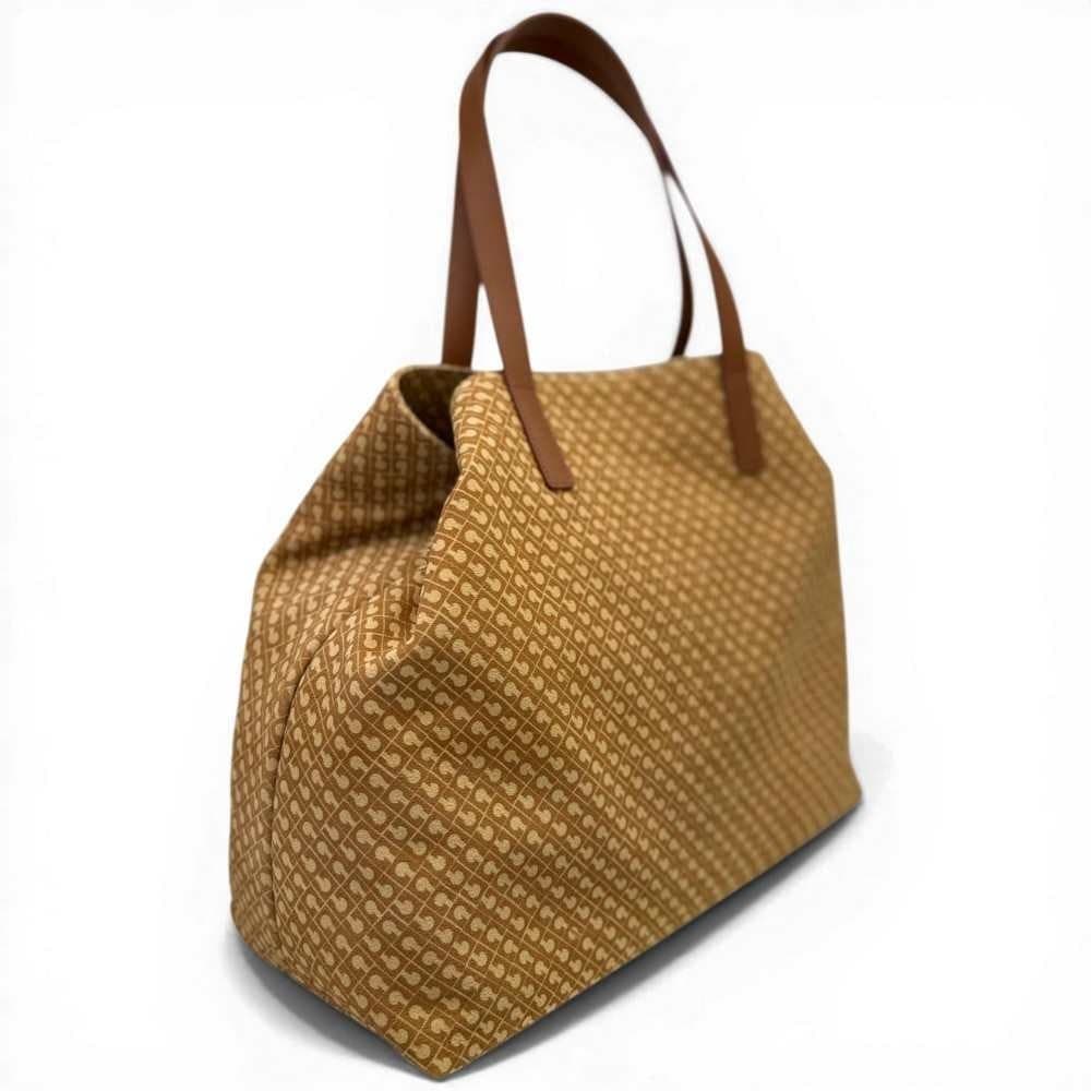 GHERARDINI Gherardini Borsa Shopper Monogram Suede Donna Biscotto Grande in Pelle Scamosciata - 4