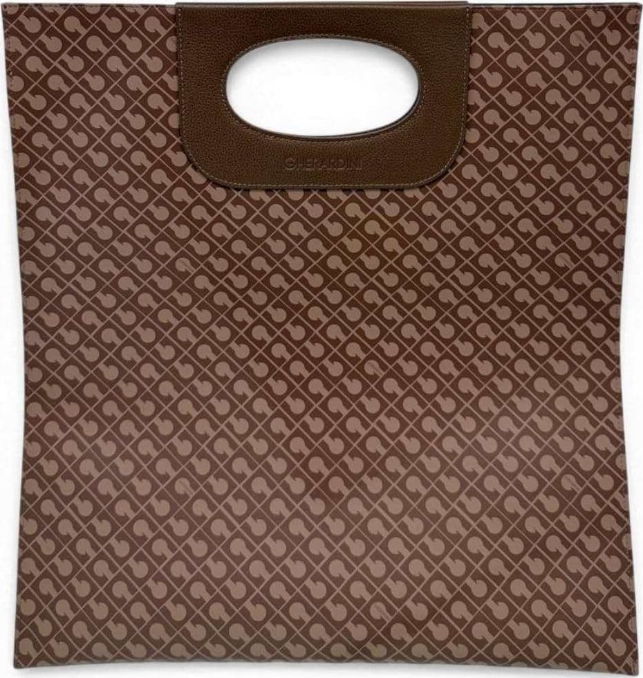 GHERARDINI Gherardini Borsa Tracolla Softy Donna Chestnut Piattina in Tessuto Softy - 2