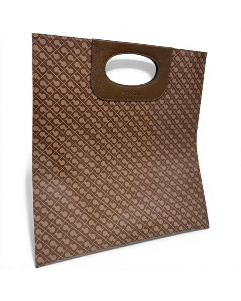 GHERARDINI Gherardini Borsa Tracolla Softy Donna Chestnut Piattina in Tessuto Softy - 3