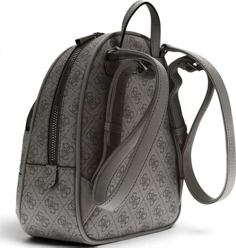 GUESS Guess Zaino Manhattan II Backpack Donna Coal Logo in Materiale Sintetico con Logo 4G e Tasche - 3