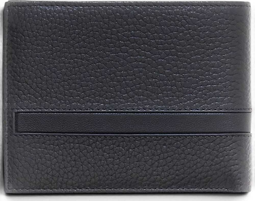 GUESS Guess Portafoglio Monaco Bifold M SLG Uomo Nero in Vera Pelle con Scomparto Portamonete - 6