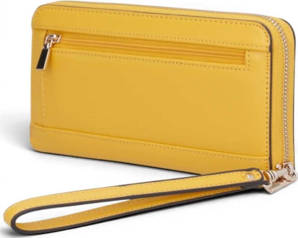 GUESS Guess Portafoglio Janie SLG Large Zip Around Donna Amber in Materiale Sintetico con Cerniera - 4