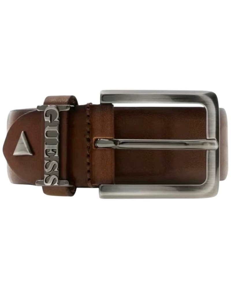 GUESS Guess Cintura Adjustable &amp; Not Reversible H35 Uomo Marrone Regolabile con Fibbia in Metallo - 7