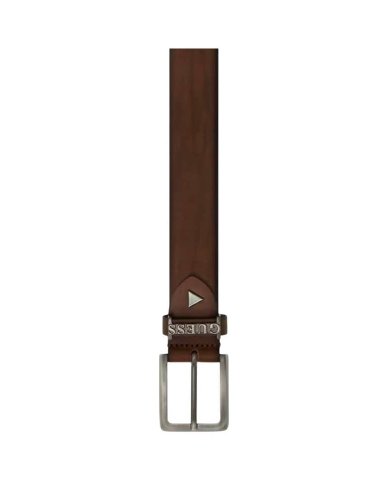 GUESS Guess Cintura Adjustable &amp; Not Reversible H35 Uomo Marrone Regolabile con Fibbia in Metallo - 5