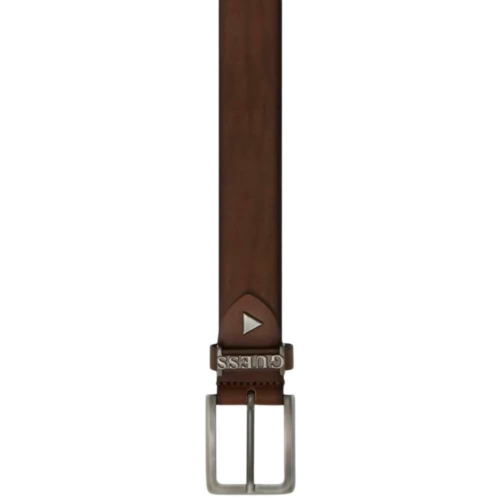 GUESS Guess Cintura Adjustable &amp; Not Reversible H35 Uomo Marrone Regolabile con Fibbia in Metallo - 6