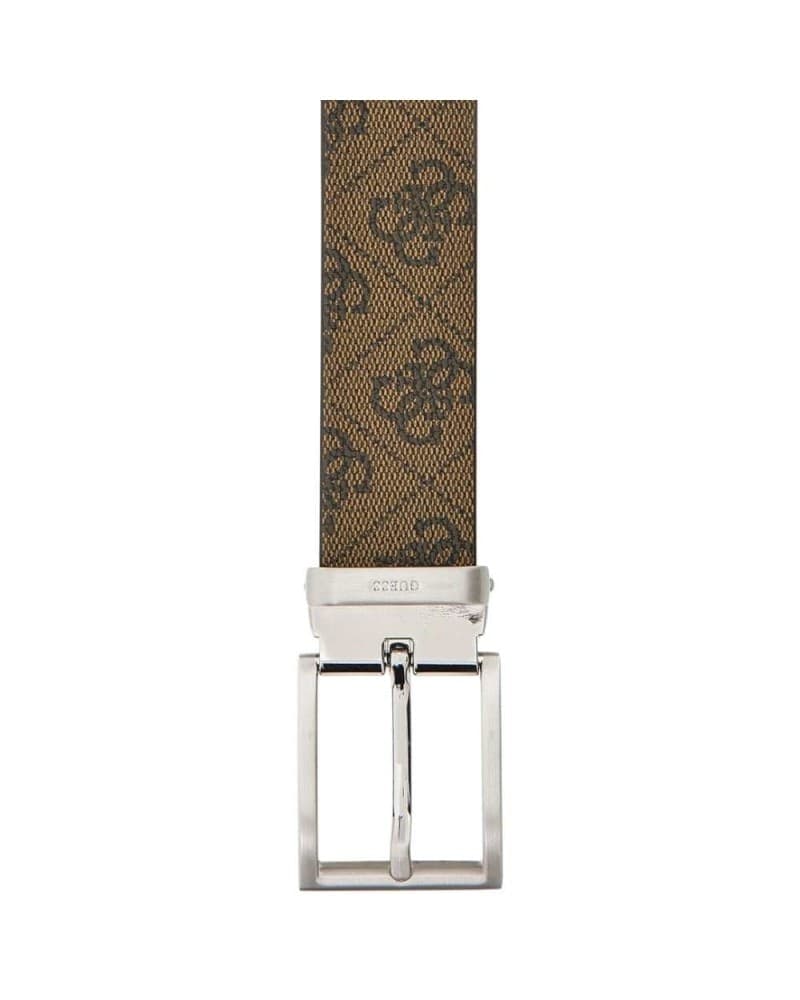 GUESS Guess Cintura Milano Reversible &amp; Adjustable H35 Uomo Coffee Regolabile e Reversibile in Vera Pelle - 5