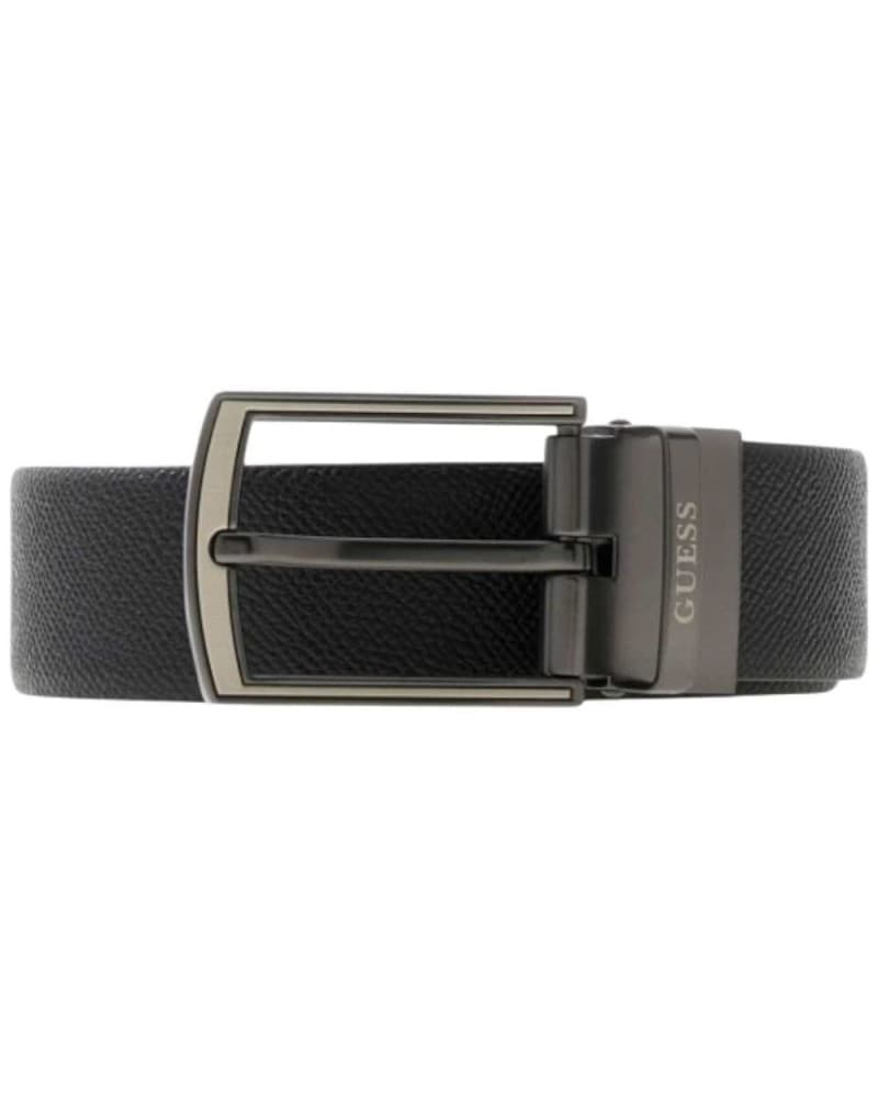 GUESS Guess Cintura Adjustable &amp; Reversible H35 Uomo Nero Regolabile e Reversibile in Vera Pelle - 7