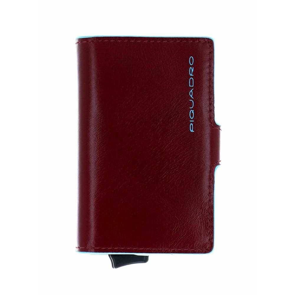PIQUADRO Portacarte  Blue Square Marrone Pelle - PP5472B2R-MO - 6