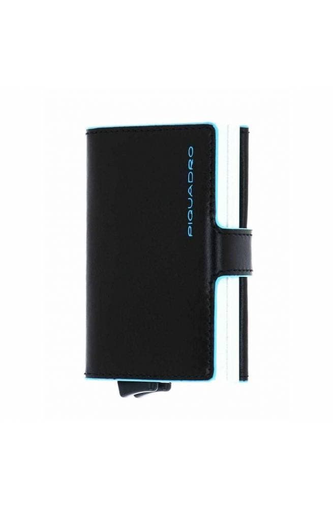 PIQUADRO Portacarte  Blue Square Nero Pelle - PP5472B2R-N - 9