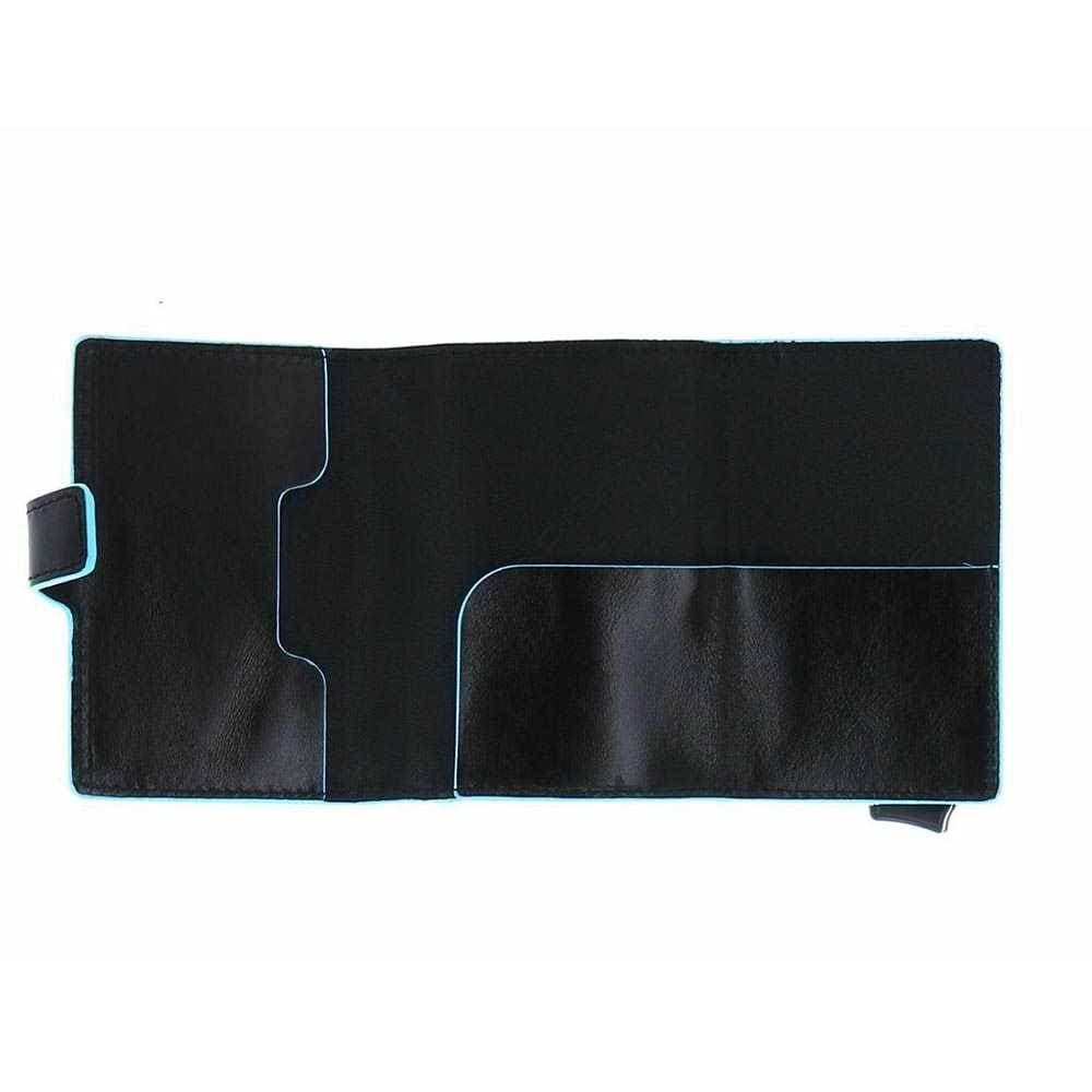 PIQUADRO Portacarte  Blue Square Nero Pelle - PP5472B2R-N - 4