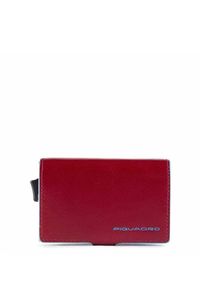 PIQUADRO Portacarte  Blue Square Rosso Pelle - PP5472B2R-R - 7