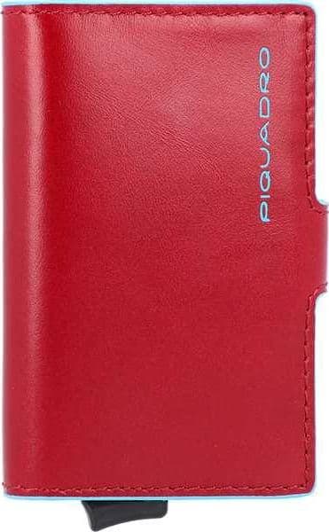 PIQUADRO Portacarte  Blue Square rosso RFID - PP5649B2R-R - 4