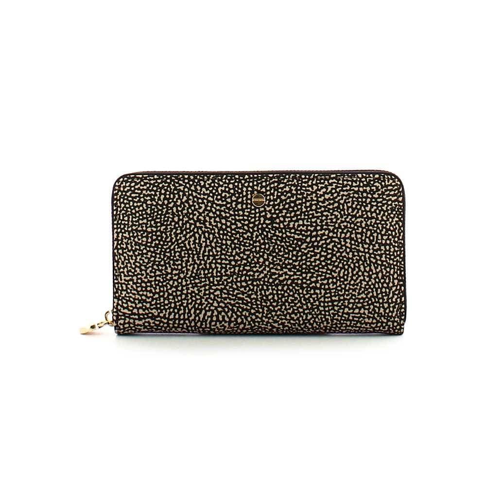 Borbonese Portafoglio BORBONESE Donna Naturale, Nero - 930155-I15-X11 - 2