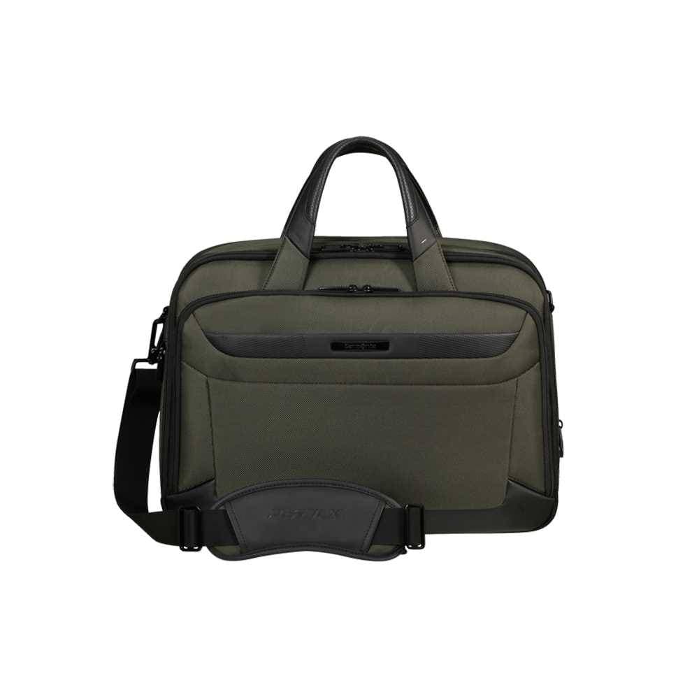 SAMSONITE Borsa  PRO-DLX Bailhandle Verde espandibile - KM2-04004 - 2