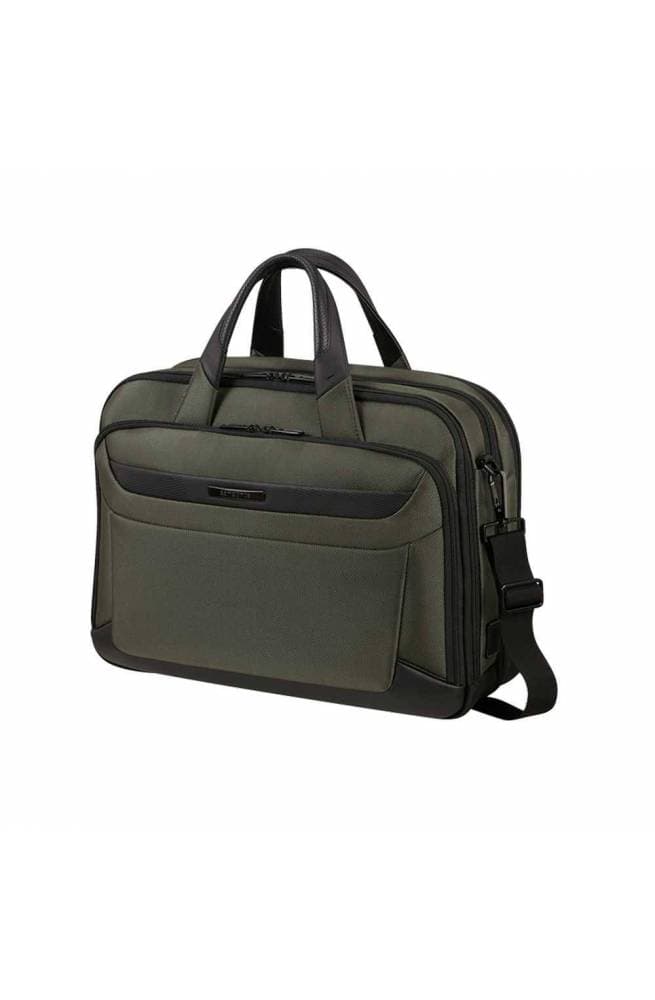 SAMSONITE Borsa  PRO-DLX Bailhandle Verde espandibile - KM2-04004 - 3