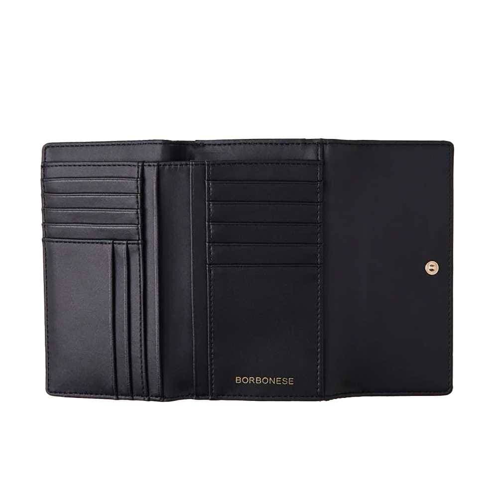 Borbonese Portafoglio BORBONESE Donna Nero- 930115-I15-Y66 - 4