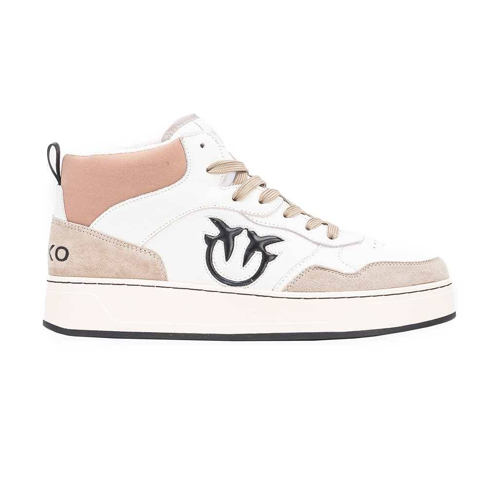 Pinko Scarpe PINKO Detroit Sneakers Donna Bianco - 101690-A13U-T3R-36 - 2