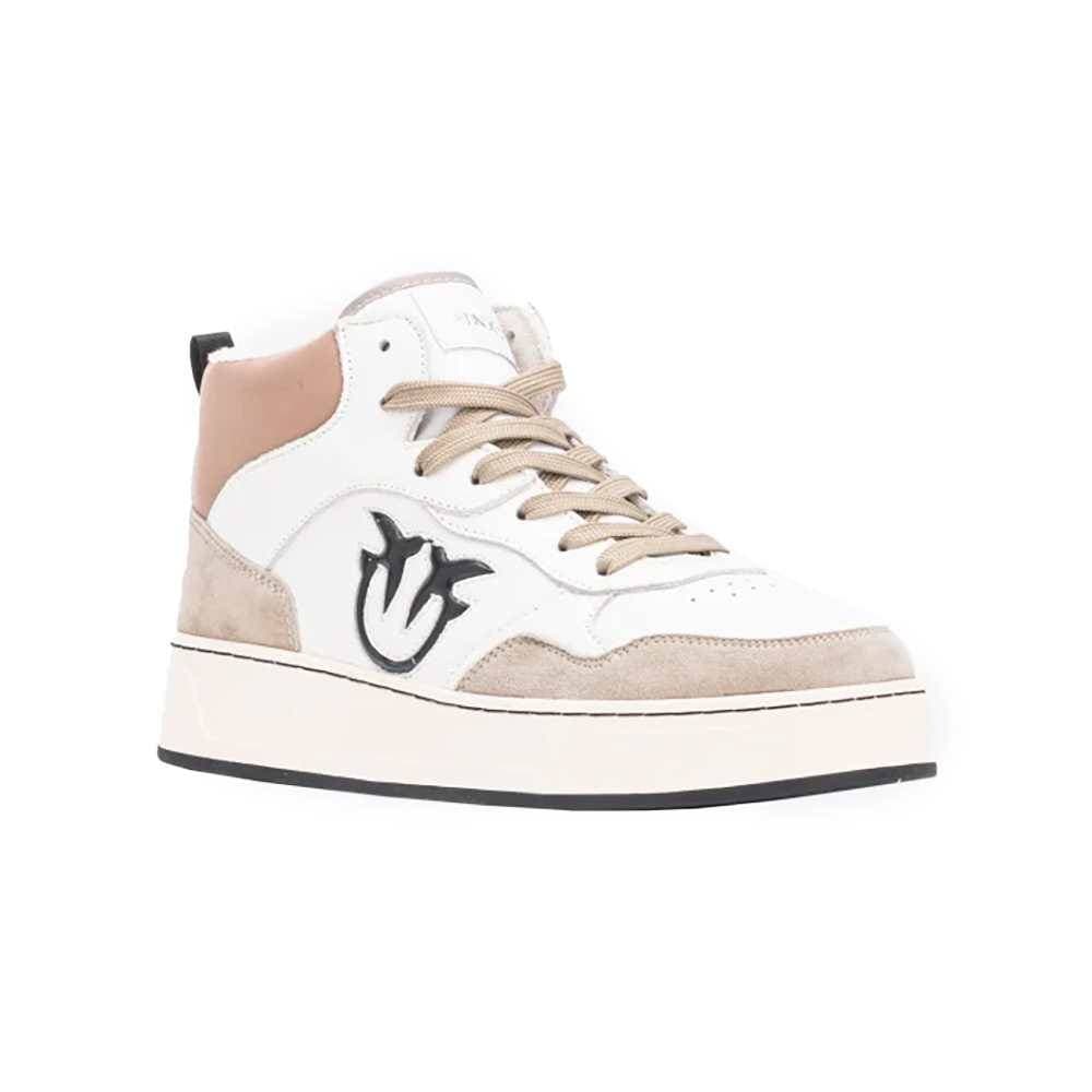 Pinko Scarpe PINKO Detroit Sneakers Donna Bianco - 101690-A13U-T3R-36 - 4