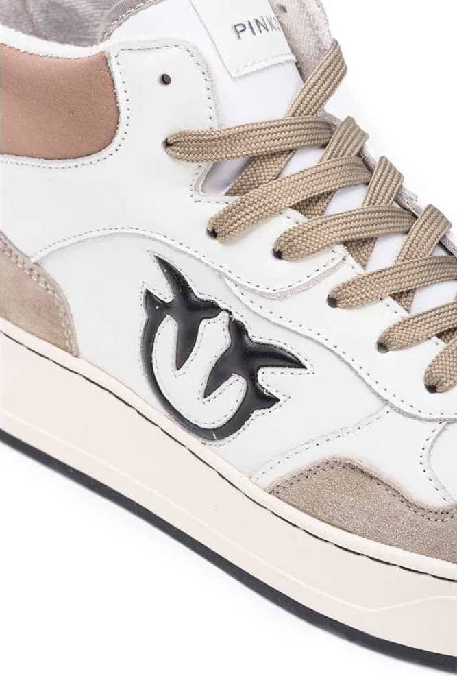 Pinko Scarpe PINKO Detroit Sneakers Donna Bianco - 101690-A13U-T3R-36 - 8