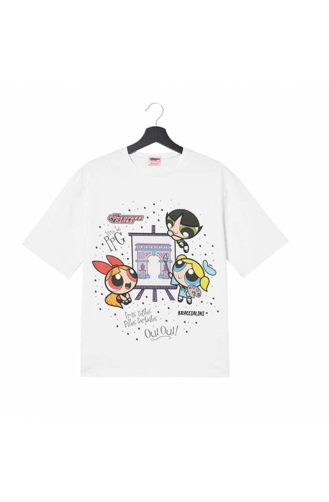 BRACCIALINI Accessori  POWERPUFF GIRLS Maglietta Bianco - PPGTOP02-LG - 5